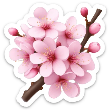 cherry blossom sticker