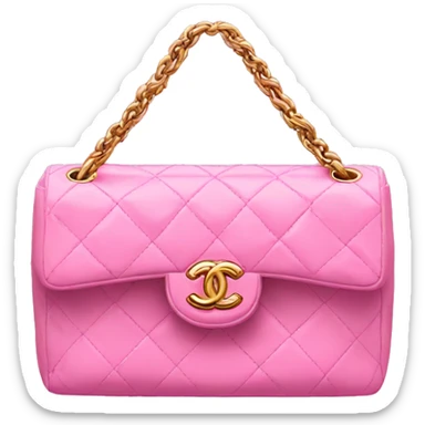 Chanel bag pink sticker