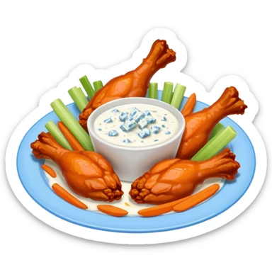 buffalo chicken wings sticker
