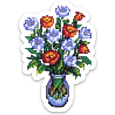 bouquet sticker