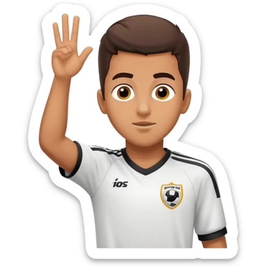 Sleepy eyes with ٖbrahim Diaz celebrating  sticker