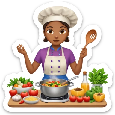 cooking and nutrition sticker