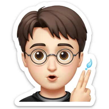 Harry Potter blowing kiss sticker
