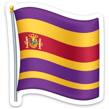 Bandera republicana española sticker