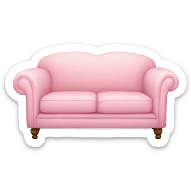 light pink couch  sticker