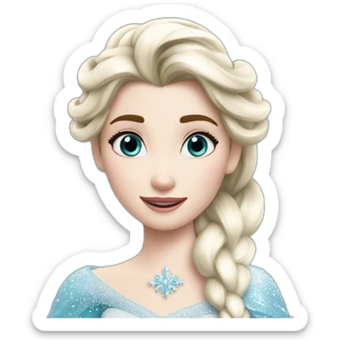 Elsa reine des neige sticker