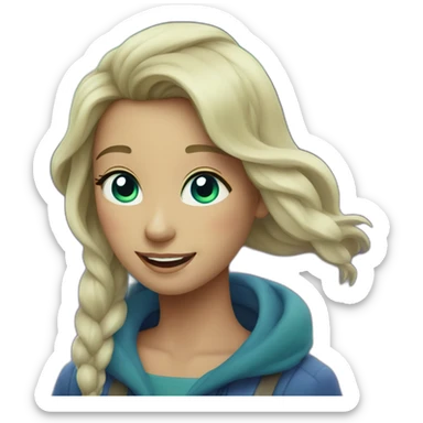 Aurora borealis sticker