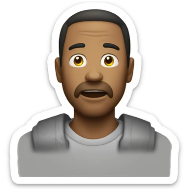 Emoji qui se mord les doigt (stress) sticker