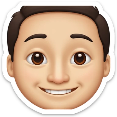 put a mole in its lower right nose sticker