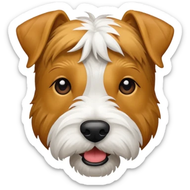 wire hair terrier sticker