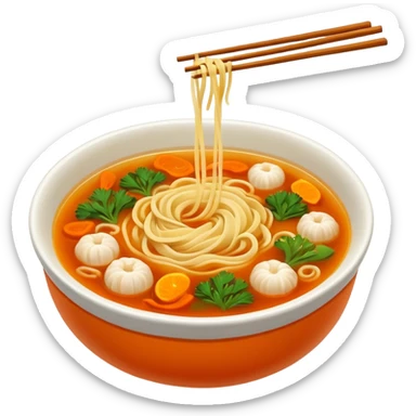 asian soup sticker
