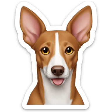 Podenco marrón sticker