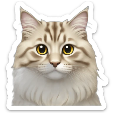 Colorpoint-Siberian-cat sticker