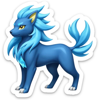 Luxray-Suicune-Amaura-Manectric-fusion sticker