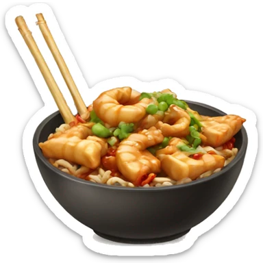 Chinese food sticker