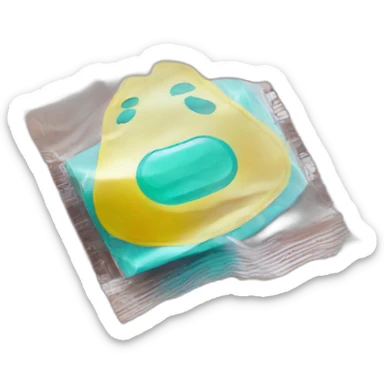 condom packaging sticker