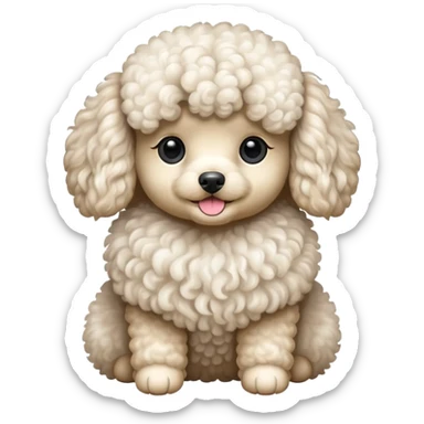 Miniature Poodle sticker