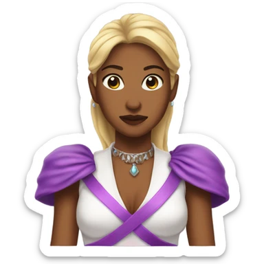 the razor princess from slay the prince sticker