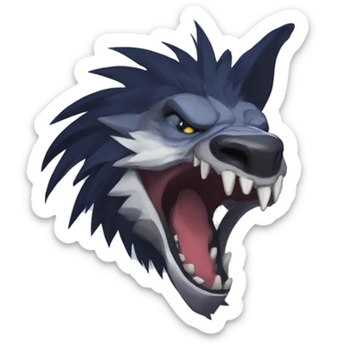 Edgy Modern Vernid-Sergal species by LiLaiRa sticker