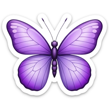 Mariposa lila sticker