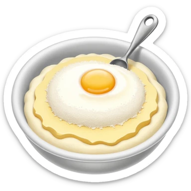 baking ingredients before preparation sticker