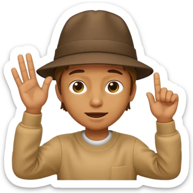 Lean and dab sticker