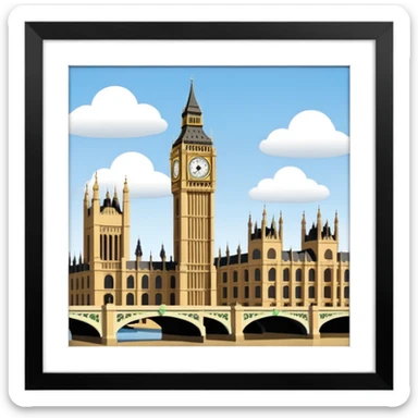 big ben london sticker
