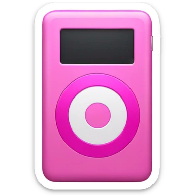 pink ipod sticker