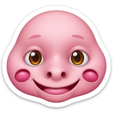 big cartoon nose with nostrils sticker