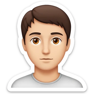 sideways glance eyes sticker