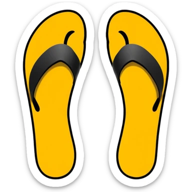 A pair of footprints with a prohibited symbol and text that reads "NO FEET" over them. sticker