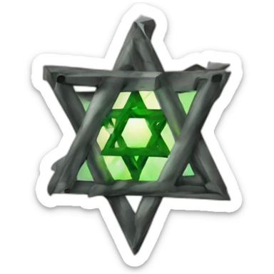 Star of David missiles on Gaza sticker