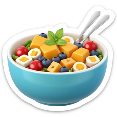 3D symbolizing loyal customer, trust and commitment, food theme, cute and modern, soft lighting, glossy, isolated, no background
 sticker