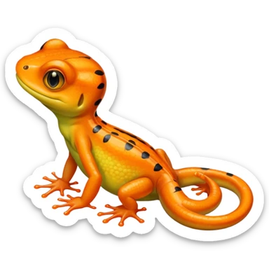 Newt, Amphibian. sticker