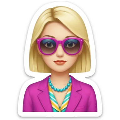 Grace Stephenson (Janet Planet) from Confidence Man sticker