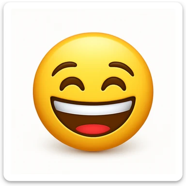 Convert the uploaded image into a 3D Apple-style emoji — preserve the key shapes, colors, and overall composition of the original image. Simplify the forms into clean, rounded cartoon-style elements while keeping the subject recognizable. Apply glossy textures, soft lighting, smooth shading, and render everything in Apple emoji style on a clean white background

 sticker