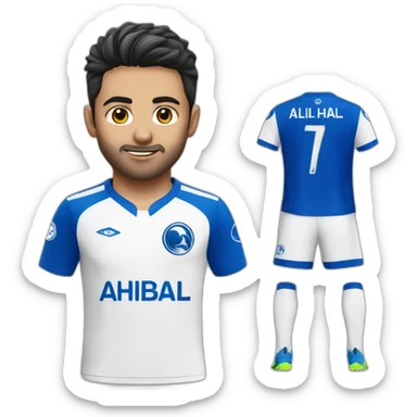 Alhilal fc home kit sticker