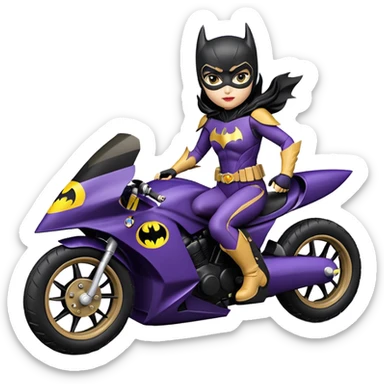 scale racing sexy fitted Batgirl’s heroic armor midnight-colored tight outfit 1970’s tv style dark knight stealthy accurate sporty safe plush deluxe off-road pursuit drifting F1 car lexus (black hair, shoulders back against seat) rally sticker