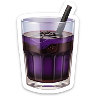 prune juice with prunes on the side sticker