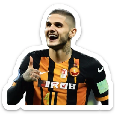 Mauro Icardi Galatasaray celebration 👐 sticker
