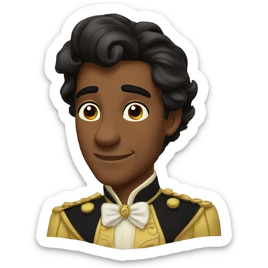 The Prince from princess and the frog  sticker