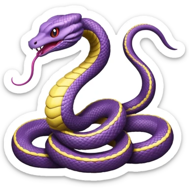 Seviper-Arbok-Ekans-Pokémon-fusion sticker