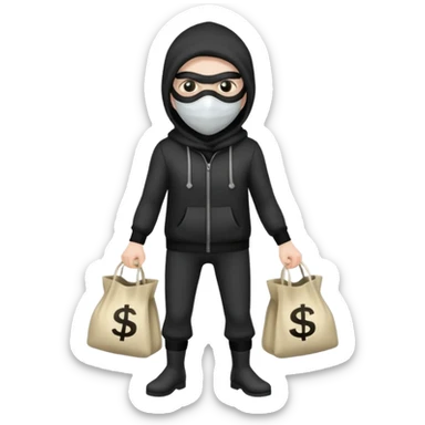 Thief full body sticker