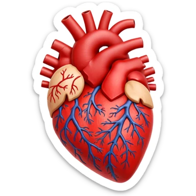 heart human organ sticker