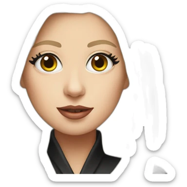 Barista lady gaga  sticker