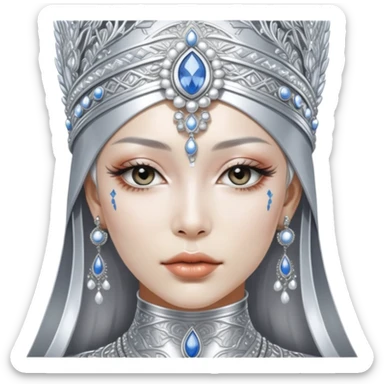 sorayama imperial russia kokoshnik sticker