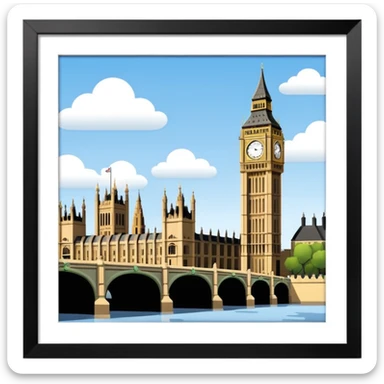 big ben london sticker