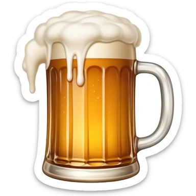 medieval tavern beer sticker