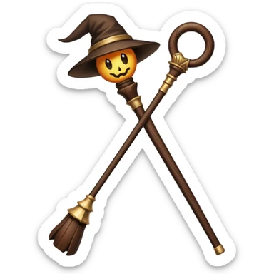 black mage cane sticker