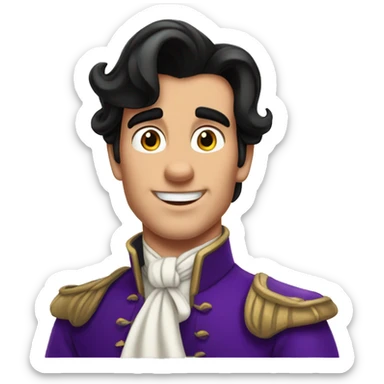 prince eric from the little mermaid sticker